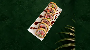 Panko roll at KAMI Sushi & Poké, Paje