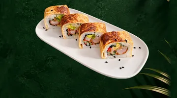 Tamago roll at KAMI Sushi & Poké, Paje